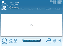 Tablet Screenshot of caskeycleaners.com